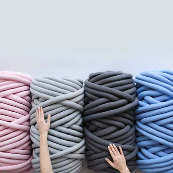 

INS hot sale.Hand-knitted coarse Cotton thread.Core cotton thread blanket.DIY woven cotton thread.32Meter/roll