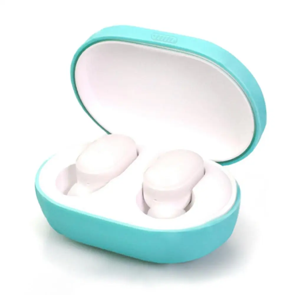 

Wireless Bluetooth Earphone And Protective Case For Redmi AirDots Xiaomi Airdots Youth Version Silica Gel Non-slip Anti-fall