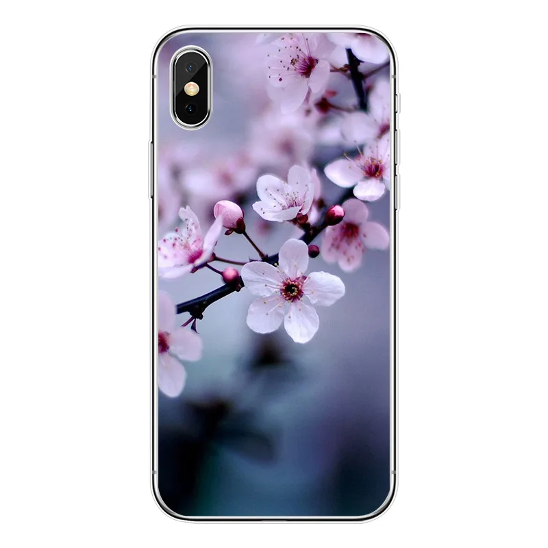 Красивый пейзаж цветочный Кот Бабочка узорчатый чехол для телефона для iPhone 11 PRO 6S 7 Plus 5S SE 4 6 X XR XS MAX ТПУ силиконовый чехол - Цвет: TPU D5500