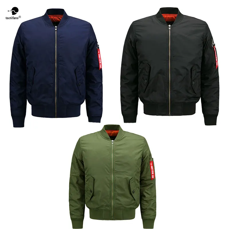 

Tactifans MA1 Men Military Style Padded Pilot Bomber Jacket Air Force Army Tactical Hunting Jacket Plus Size Warm Winter Coat
