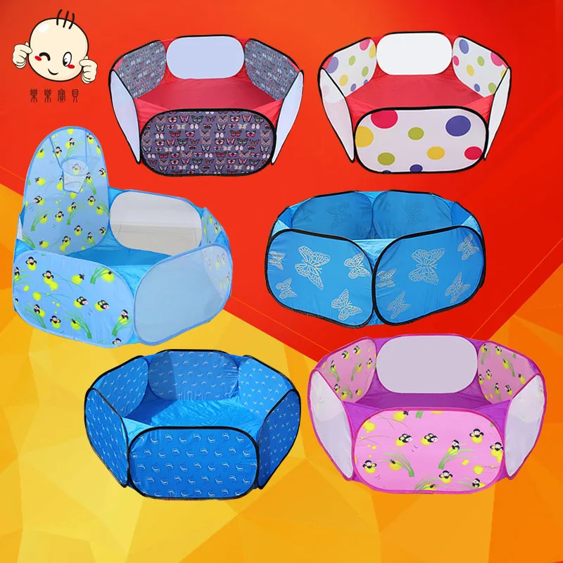 

Children's tent Game pool toy room Storage Reinforce indoor outdoor Ocean ball pool foldable ocean ball pit pool kids tent house
