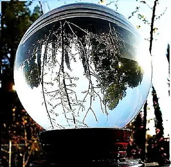 

Very clear 150mm Round Glass Crystal ball Sphere Buyers select the size
