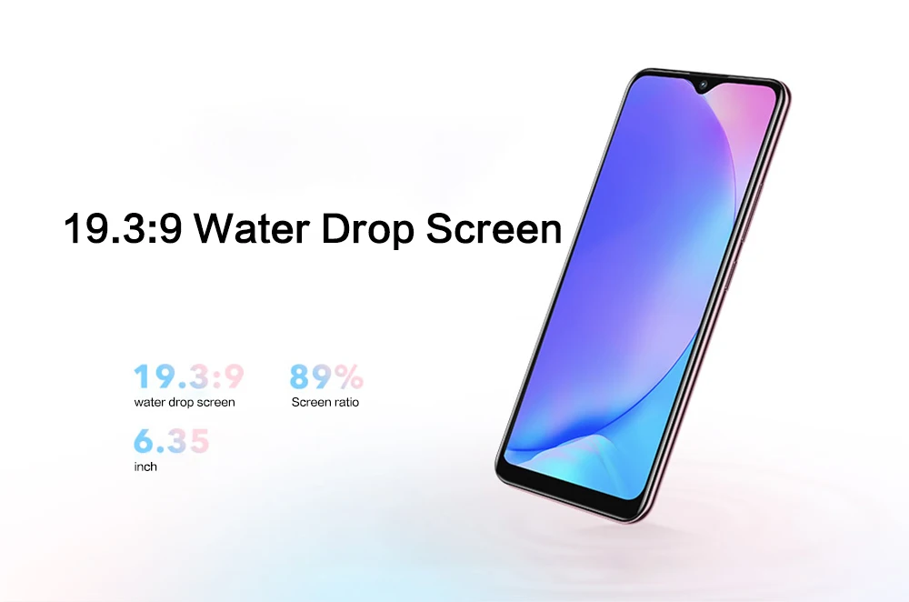 Новый оригинальный смартфон Vivo Y3 4G RAM 128G ROM Face ID 6 35 &quotполный экран с каплями воды