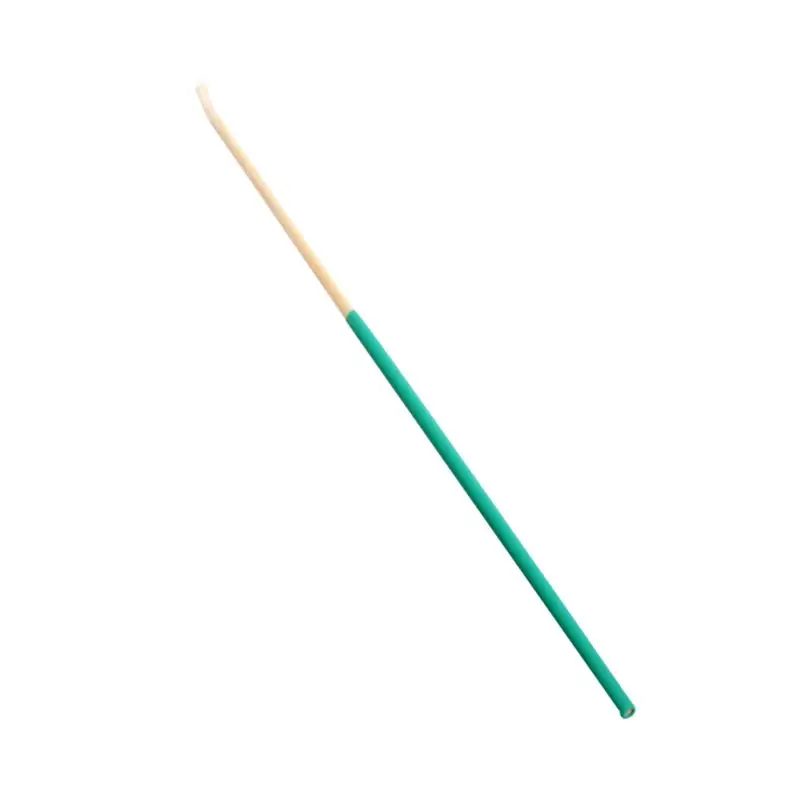 

1Pc Bamboo Wooden Ear Cleaner Spoon Anti-Skid Green Rubber Handle Earpick Earwax Removal With Soft Silicone Cover Head Ear Spoon