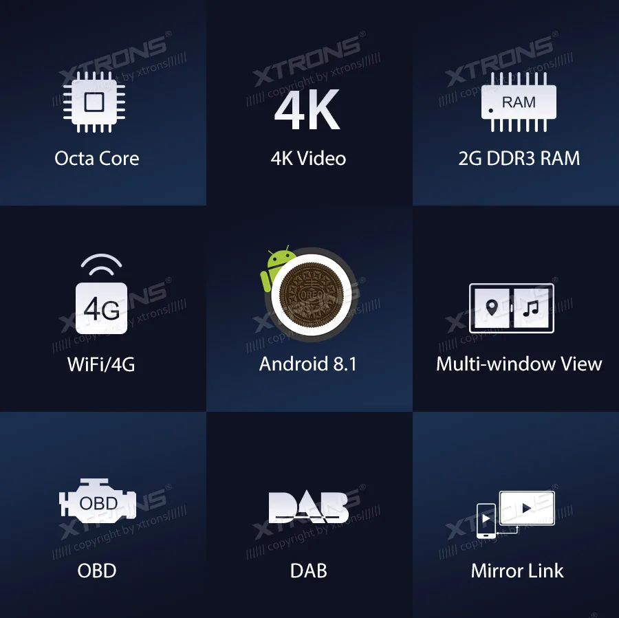 Best 7" Android 8.1 Octa Core Car DVD GPS Radio for Opel/Vauxhall/Holden Astra (H) 2004-2010 & Vivaro 2006-2010 & Meriva 2006-2008 1