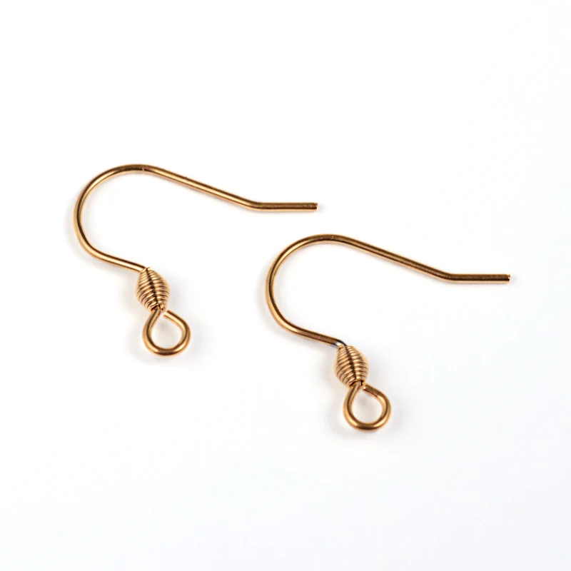 

20pcs/lot 18x16mm Stainless Steel Women Golden Earring Clasps Hook DIY Jewelry Making Accessories Hook Earwire Jewelry F60