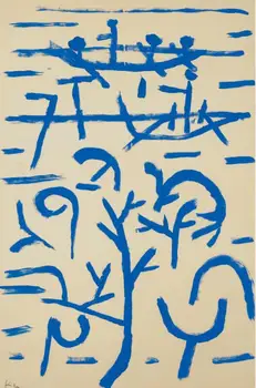 

High quality Oil painting Canvas Reproductions Boats in the Flood (1937) by Paul Klee Painting hand painted