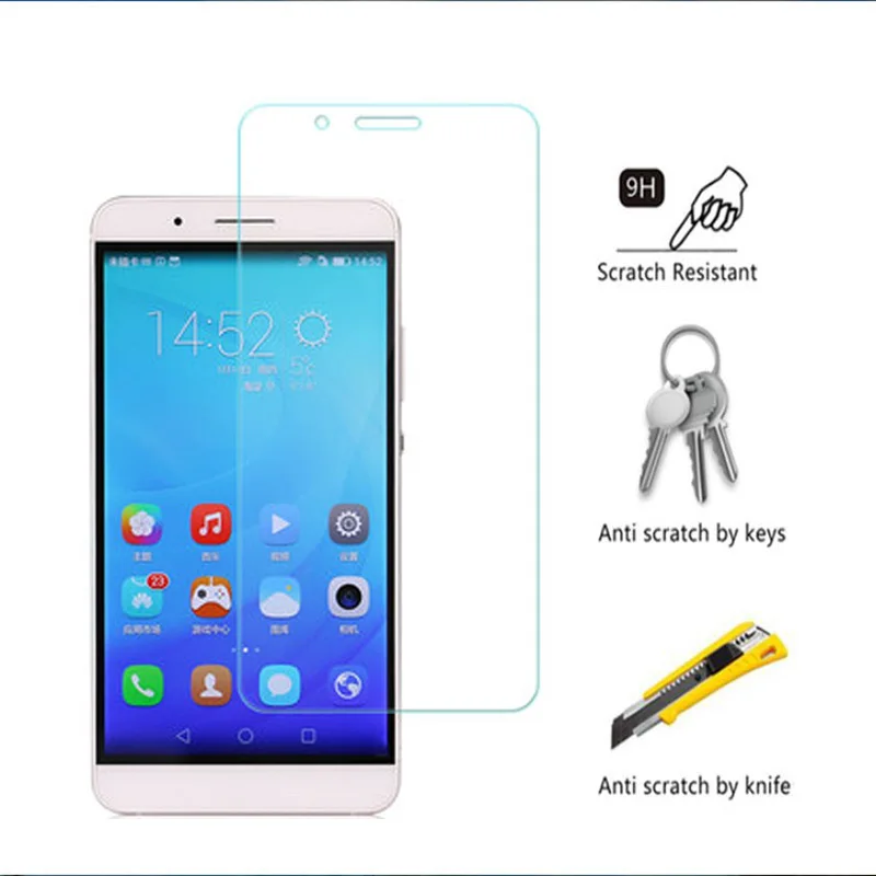 Закаленное стекло для Huawei Honor 7i тонкая защитная пленка экрана 7 i жесткая Защитная