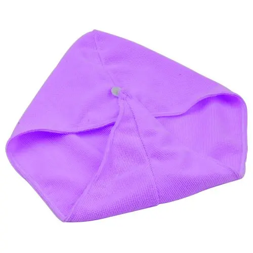 Горячее предложение-1 шт волшебное мини-волокно для сушки волос полотенце шапка для ванной головы обертывание-фиолетовый использовать его для ваших волос быстро и легко сушить без