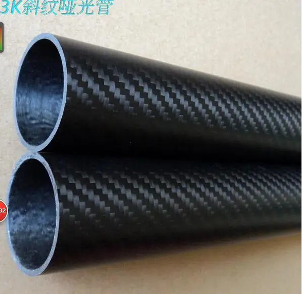 

Free shiping 4pcs x 10mm x 8mm x 500mm High Quality 3K Carbon Fabric Winded Tube