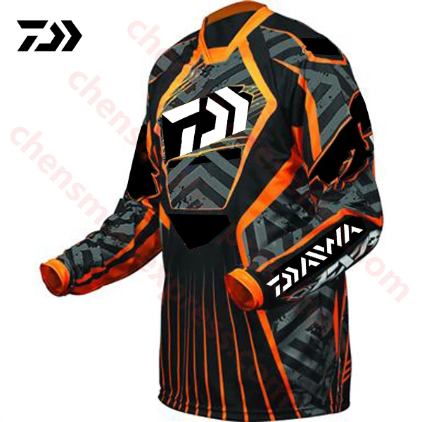 Новинка 2019 быстросохнущая одежда DAIWA для рыбалки Солнцезащитная дышащая летняя