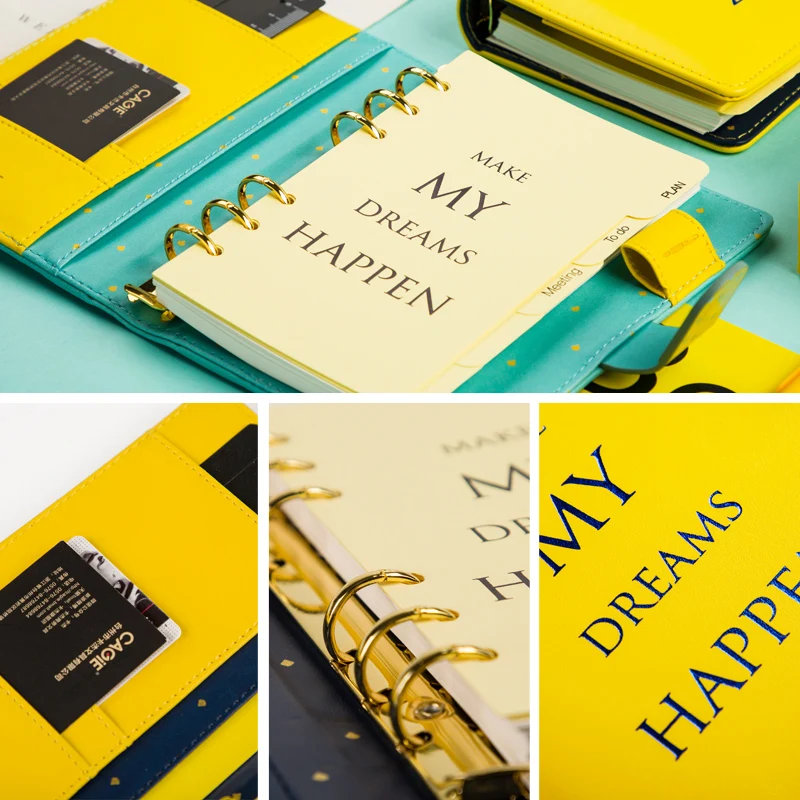 Korea Notebook A6 Planner Binder Personal Travel Journal Planner Organizer Notebook Sketchbook Office Supplies Filofax Art Korea Notebook A6 Planner Binder Personal Travel Journal Planner Organizer Notebook Sketchbook Office Supplies Filofax Art