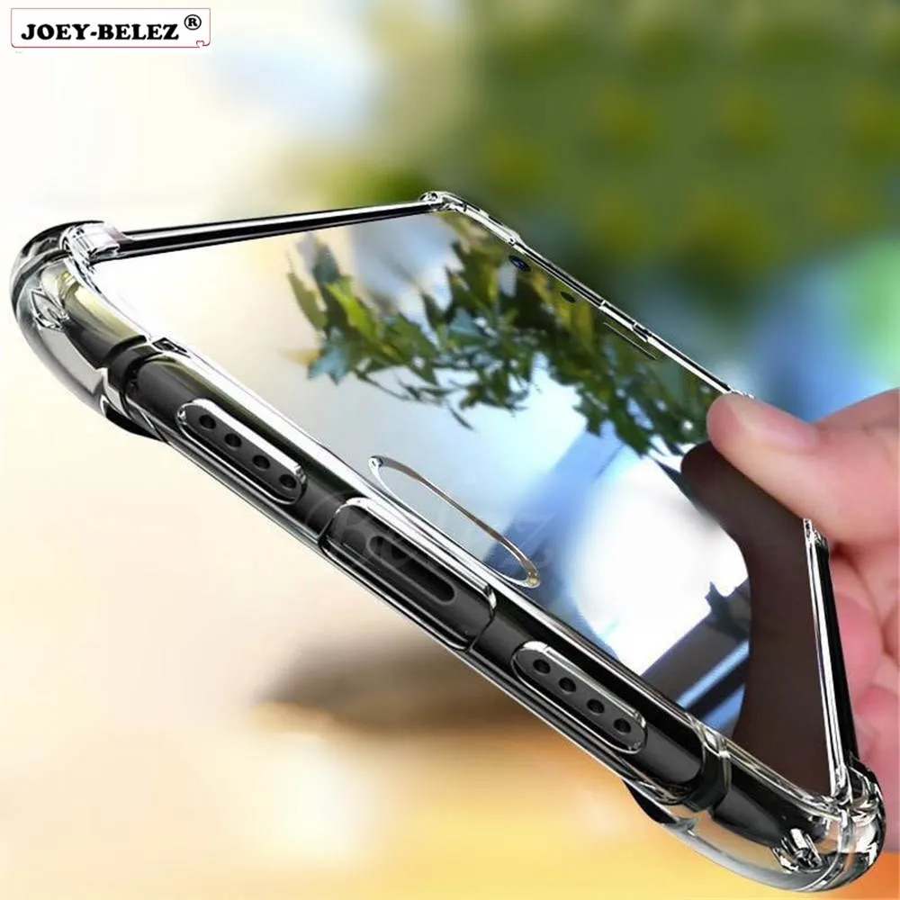 

Shockproof Silicone Case for iPhone X Xr Xs Max Case Soft Clear Ultra Thin Anti-knock Case for iPhone 7 8 6 S Plus 5s SE 2 Cover