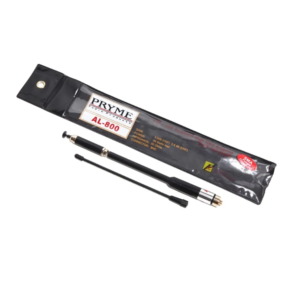 Harvest AL-800 Dual Band 144/430MHz SMA-Female Telescopic Antenna AL800 for WOUXUN TYT HYT BAOFENG BF-888S UV-5R Radio Harvest AL-800 Dual Band 144/430MHz SMA-Female Telescopic Antenna AL800 for WOUXUN TYT HYT BAOFENG BF-888S UV-5R Radio