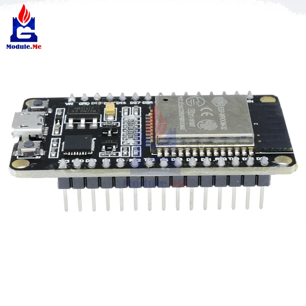 ESP32S ESP-32S ESP32 ESP-32 CP2102 беспроводной WiFi Bluetooth макетная плата Micro USB двухъядерный усилитель мощности фильтрующий модуль