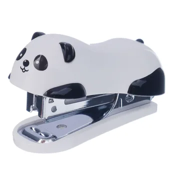 

Mini Panda Stapler Set Kawaii Panda Cartoon Paper Binder Within 1000pcs Staples Office School Supplies Material Escolar