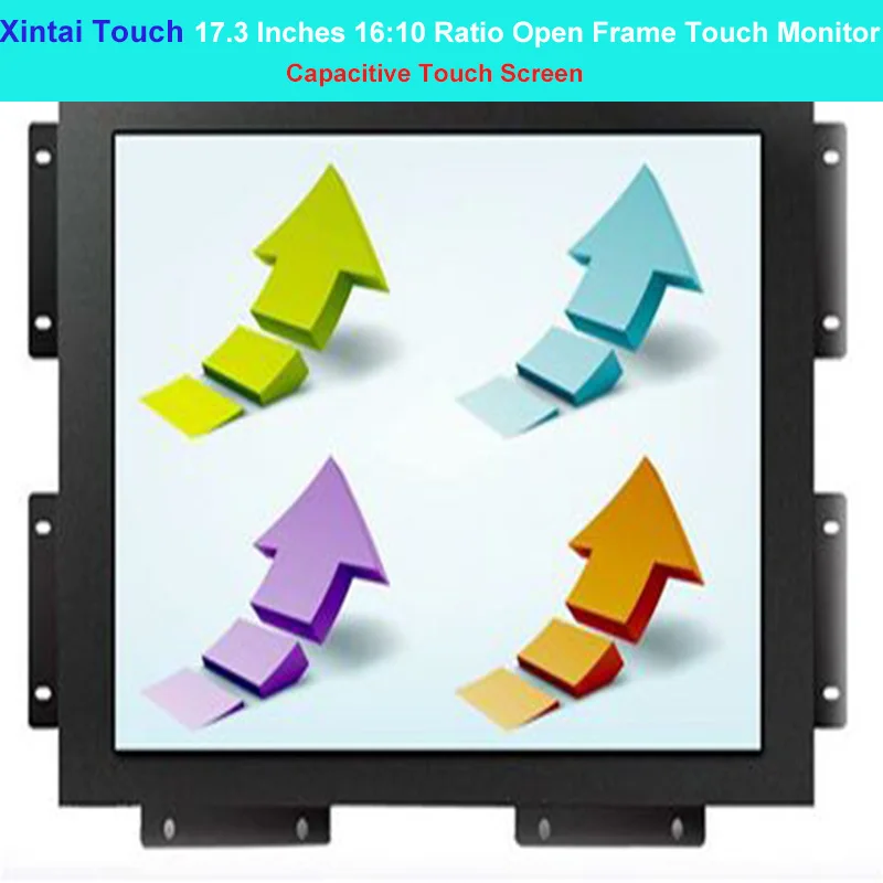 

Xintai Touch 17.3 Inches 16:10 Ratio Capacitive Touch Screen Industrial Open Frame Touch Monitor Resolution (1366*768)