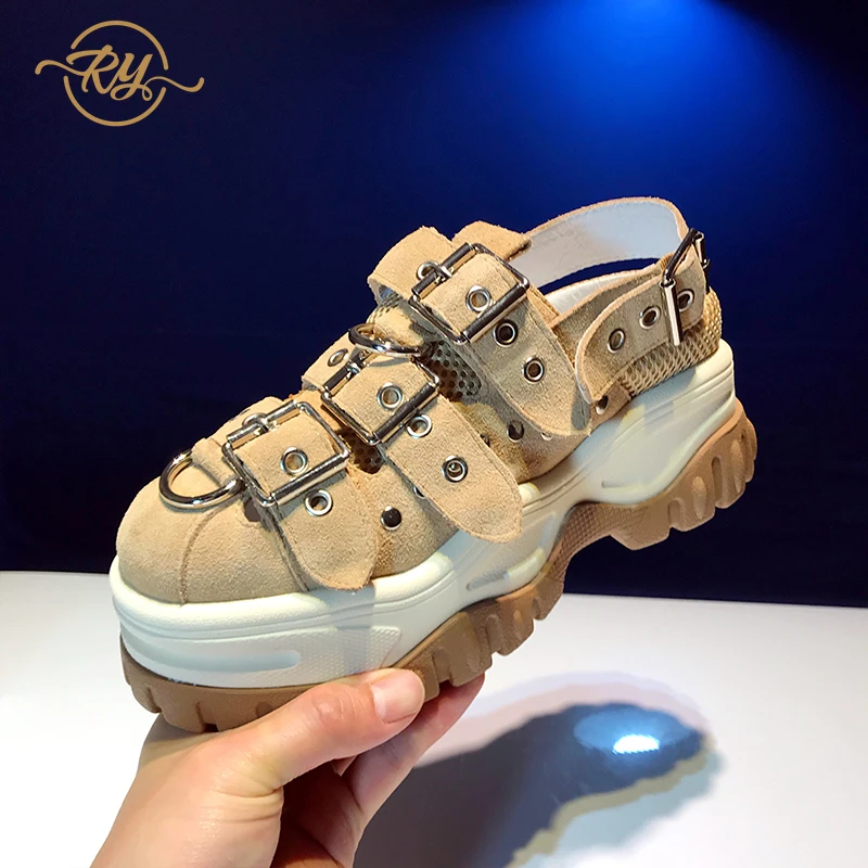 RY RELAA sandalias mujer 2018 роскошная дизайнерская обувь для женщин высокий каблук сандалии