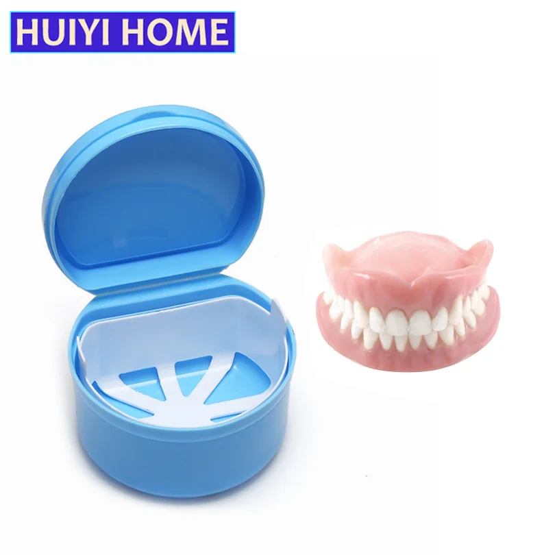 Denture Plastic Storage Box Eco Friendly Sanitary False Tooth Storage Box Medical Specialized