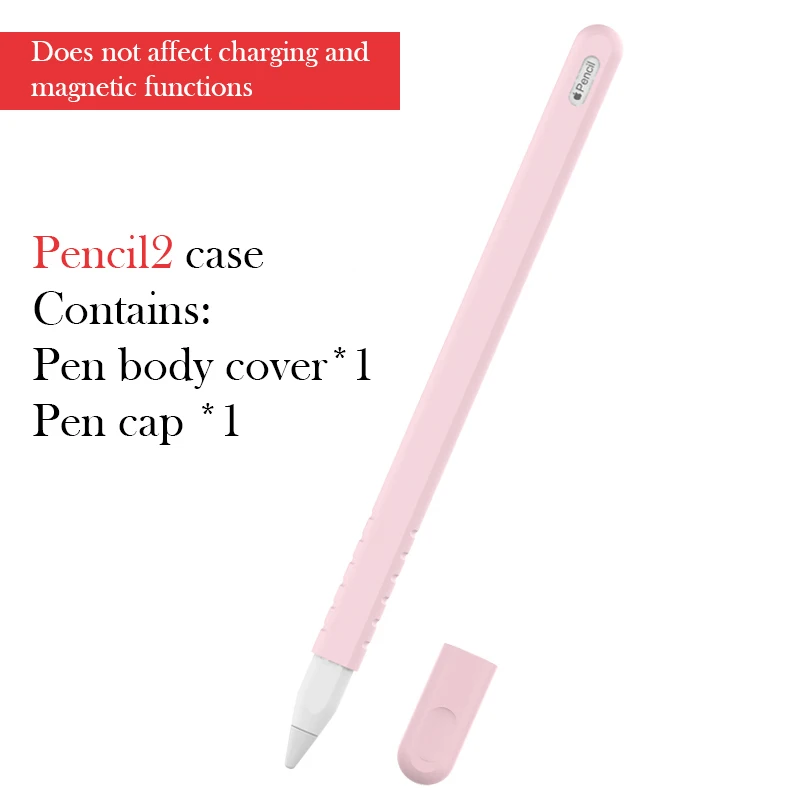 Противоскользящий силиконовый защитный чехол для Apple Pencil Shell протектор аксессуары держатель для iPad Pro Apple карандаш