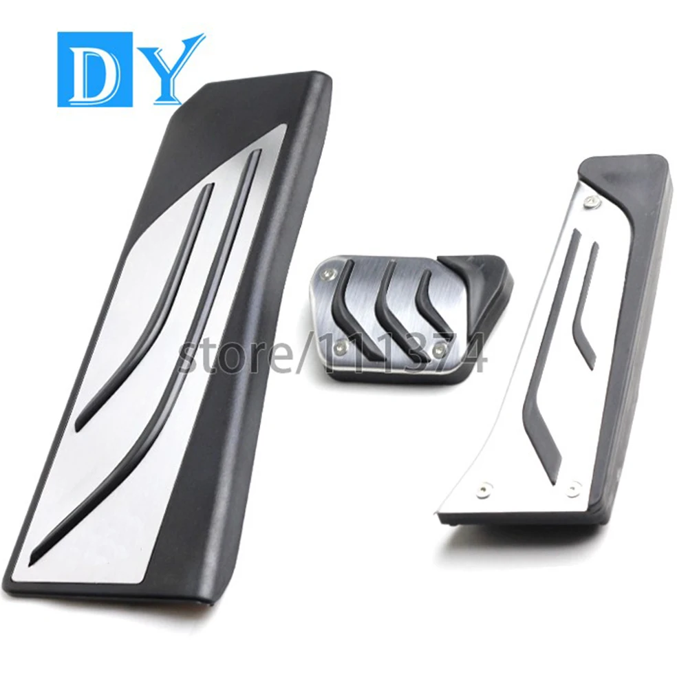 

NULLA LHD Stainless Steel Foot Rest Pedals Gas Fuel Brake Footrest Pedal Auto For BMW E70 M5 X3 5 series F10 -2016