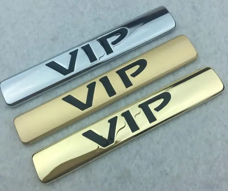 2pcs Metal JUNCTION PRODUCE JP VIP Car Fender Emblem Skirts Badge Decal Sticker
