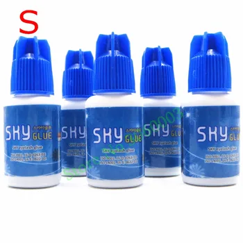 

5bottle Korea Sky S glue ,2 seconds fast drying,eyelash glue/adhesive for eyelash extension 5ml