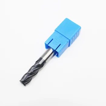 

HRC55 8mm Solid Carbide Endmills ENDMILL D8X22LXD8X75L 4 Flute Long Shank Side milling Slotting Profiling face mill