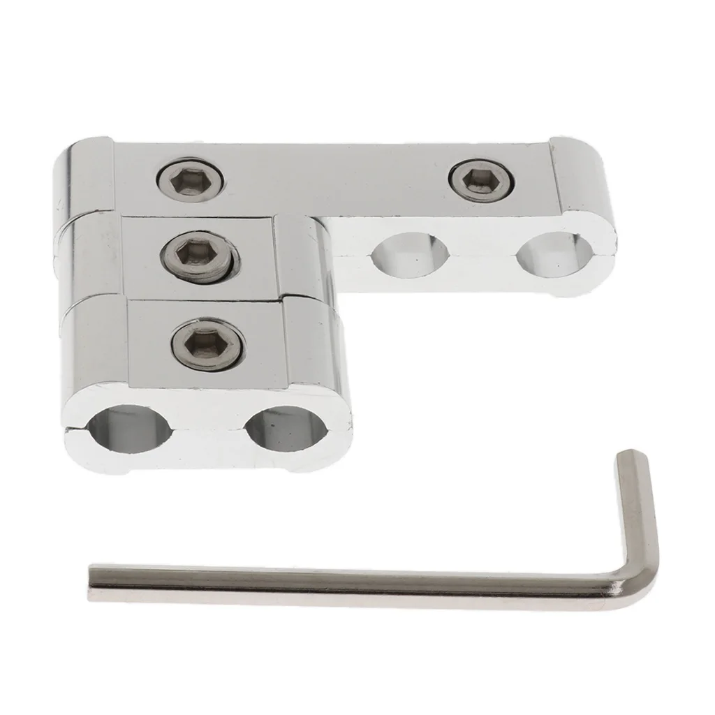 Set of 3 4 Hole Spark Plug Wire Separator Clamps Durable for 8/9/10mm High Quality Aluminum