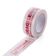 Горячая самая дешевая заказПредупреждение ющая БОПП лента с надписью «Fragile» используемая Предупреждение и упаковки