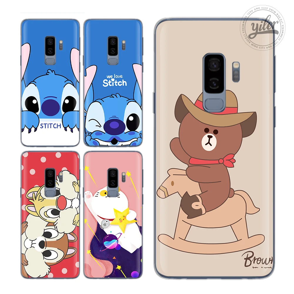 

For Coque Samsung Galaxy S9 Plus case Kitty Cat for S8 Case Cute Bear case for Funda Samsung Galaxy S9 S7 edge S8 Plus S8 Case
