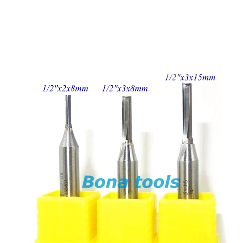 5 шт./лот SHK1/2 &quotCED3MM CEL8MM TCT фрезы/TCT прямое лезвие для МДФ/гравировальный