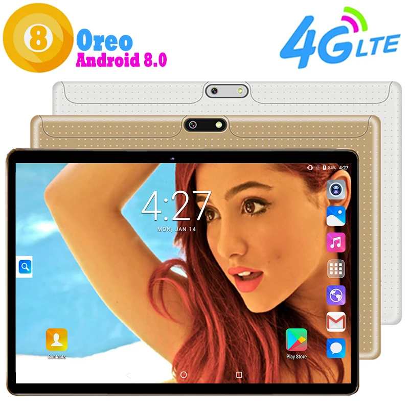 Бесплатная доставка 4G LTE 10 дюймов Android 8 0 планшетный ПК 4 Гб ОЗУ 64 ПЗУ IPS 5.0MP WiFi A GPS G