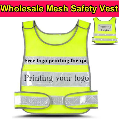 Black Security Reflective Vest