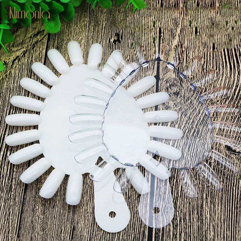 

21 Tips False Nail Art Display Heart Design Nail Color Card Acrylic Practice Board DIY Manicure Accessories Tools