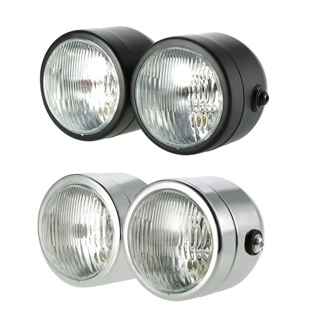 H4 12V 35W 4 дюймовая Гибкая мотоциклетная двойная Фара передняя фара крутая