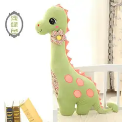 Малый светло-зеленый динозавр игрушка творческий плюшевые динозавров подушка кукла подарок около 80 см 0054