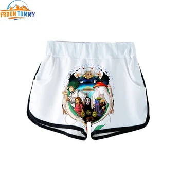 

Japanese Kawai Anime Spirited Away Summer Women Casual hip pop Harajuku girl high quality Hot Sale Sexy Short Clothes