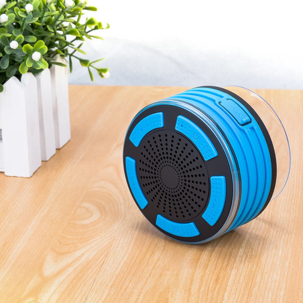 Мини Портативный беспроводной Bluetooth динамик s с Радио Душ динамик IPX7 присоска