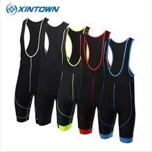 XINTOWN эластичный MTB велосипеда шорты Для мужчин Велоспорт Tight удобные 3D мягкий дышащий 5 Цвета велосипедов Биб шорты S-3XL