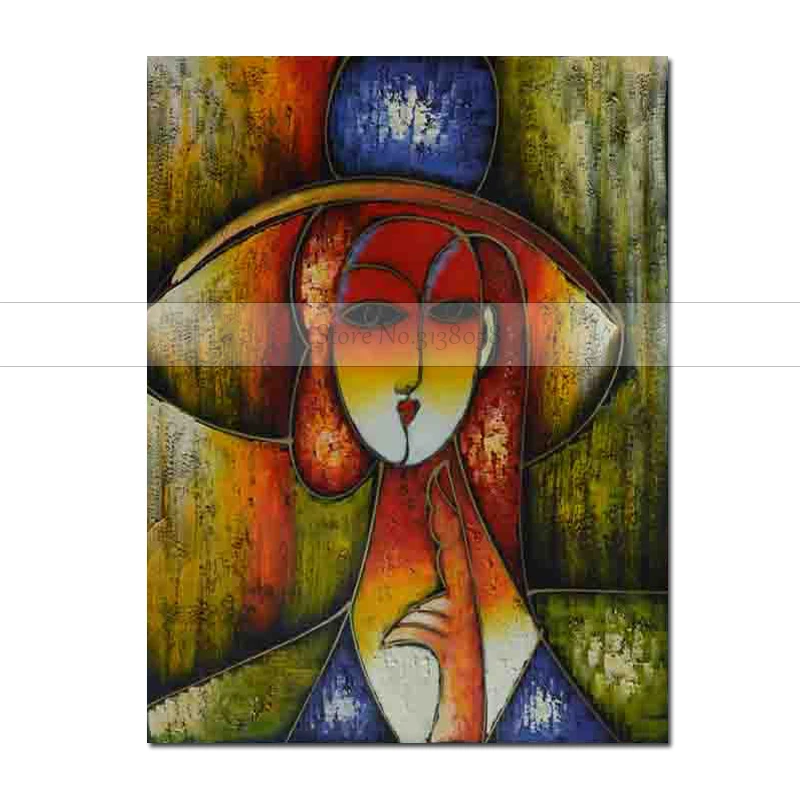 

World famous paintings Picasso abstract 100%Handmade Oil painting Picasso abstract woman Canvas painting For Home Wall Decor