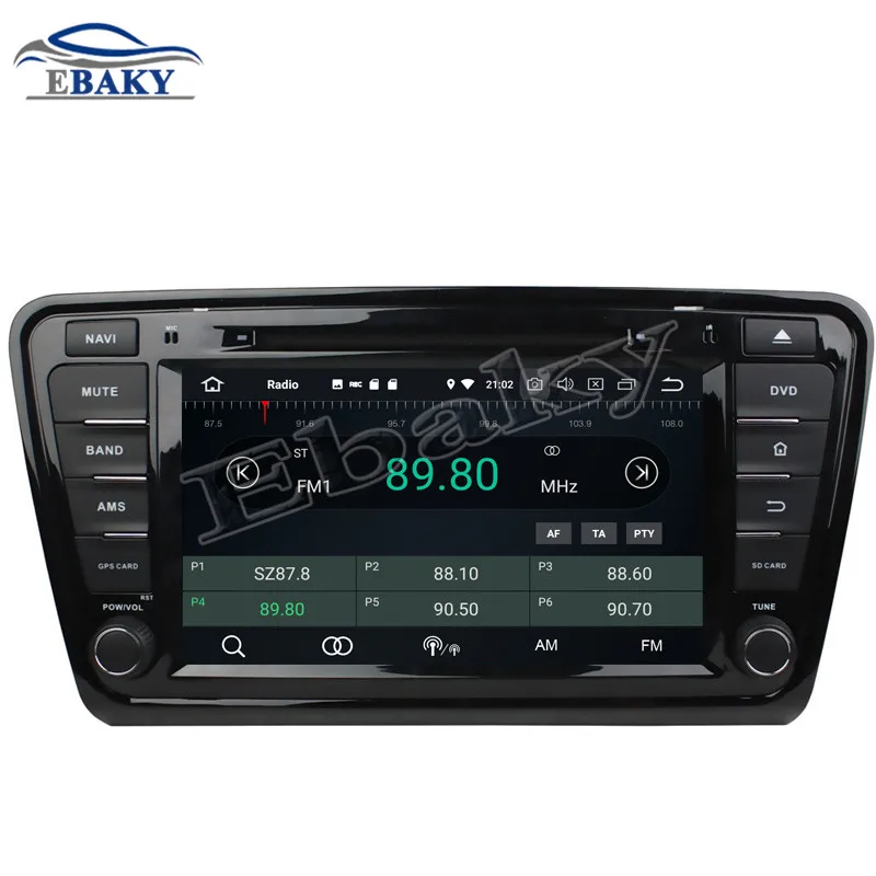 Flash Deal NaviTopia 8inch 4GB RAM 64GB ROM Octa Core Android 9.0 Car DVD Radio for Skoda octavia 2014 with GPS/wifi/Bluetooth 17