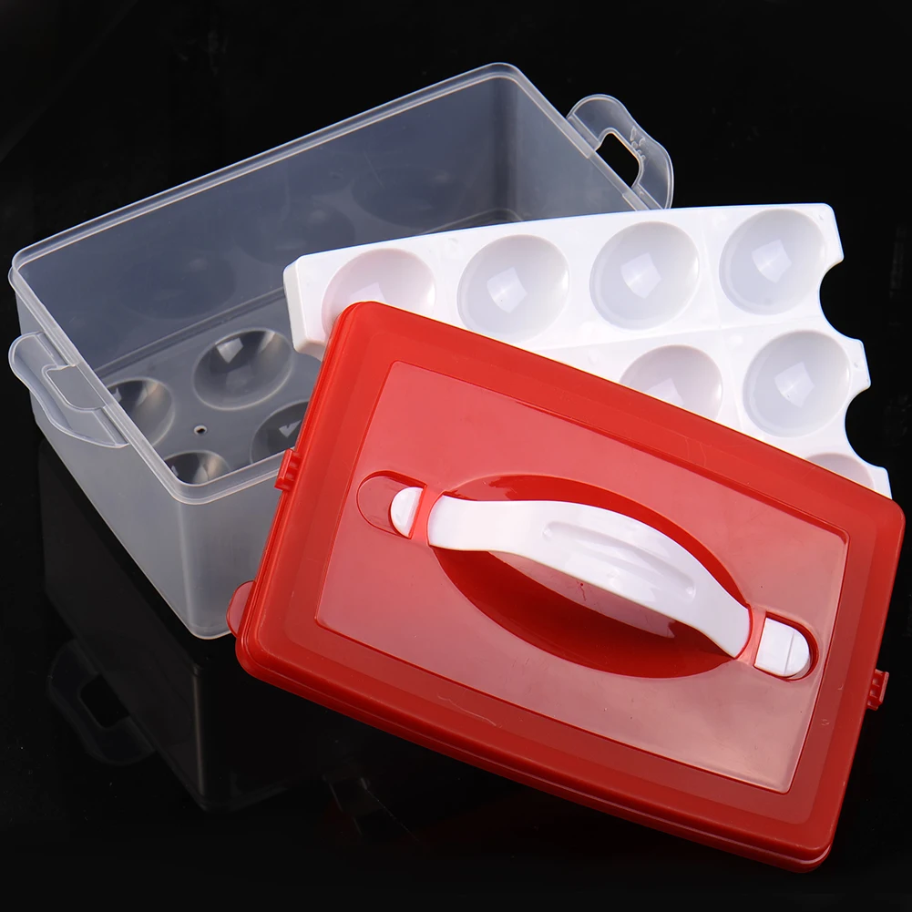 Buy 24 Eggs Organizer Kitchen Egg Storage Box Organizer Refrigerator