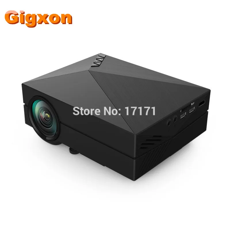 2017 удобный карман GM60 ЖК-дисплей проектор 800x480 Пиксели 1080 P HD для домашнего