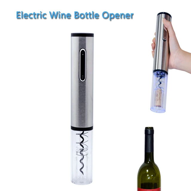 Rechargeable Electric Wine Cork Bottle Opener Set Rechargeable Electric Wine Cork Bottle Opener Set Safety Protection Built In Drill Bit