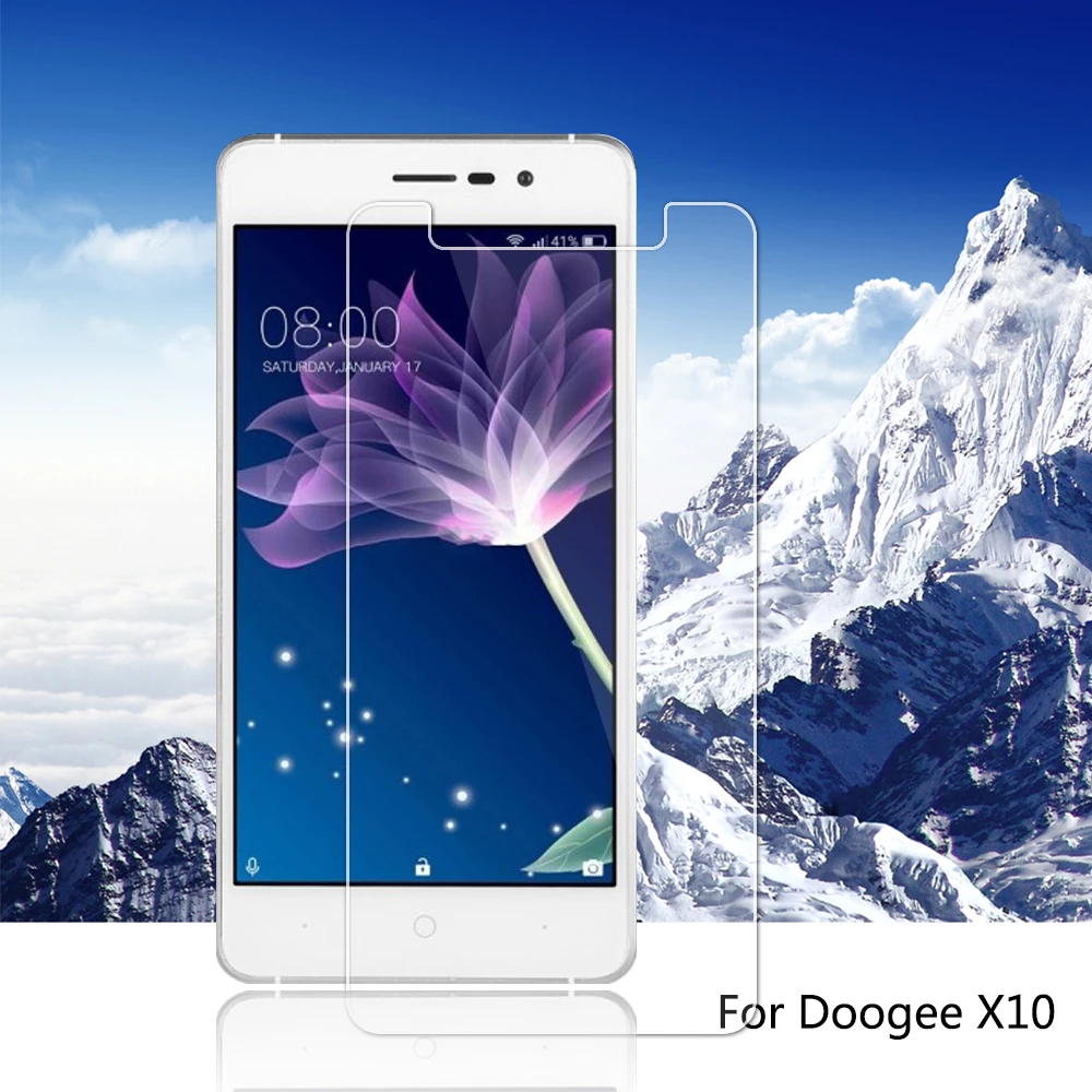 5pcs/lot Premium Tempered Glass Screen Protector for Doogee X10 X20 X30 +Clean Kitstempered