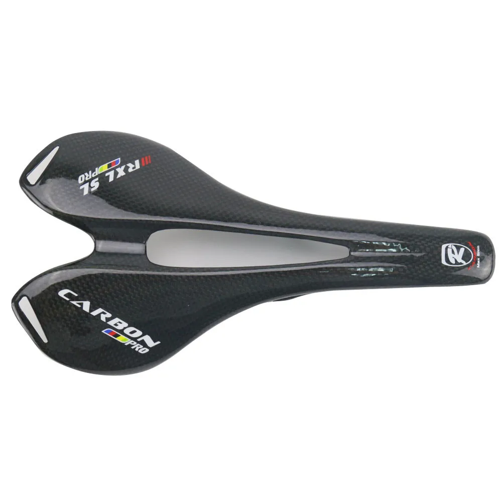 RXL SL Bicycle All Carbon Saddle 3K Glossy Black Lightweight Front Seat Mat Spare Parts On The Bike MountainRoad Bike Seat (4)