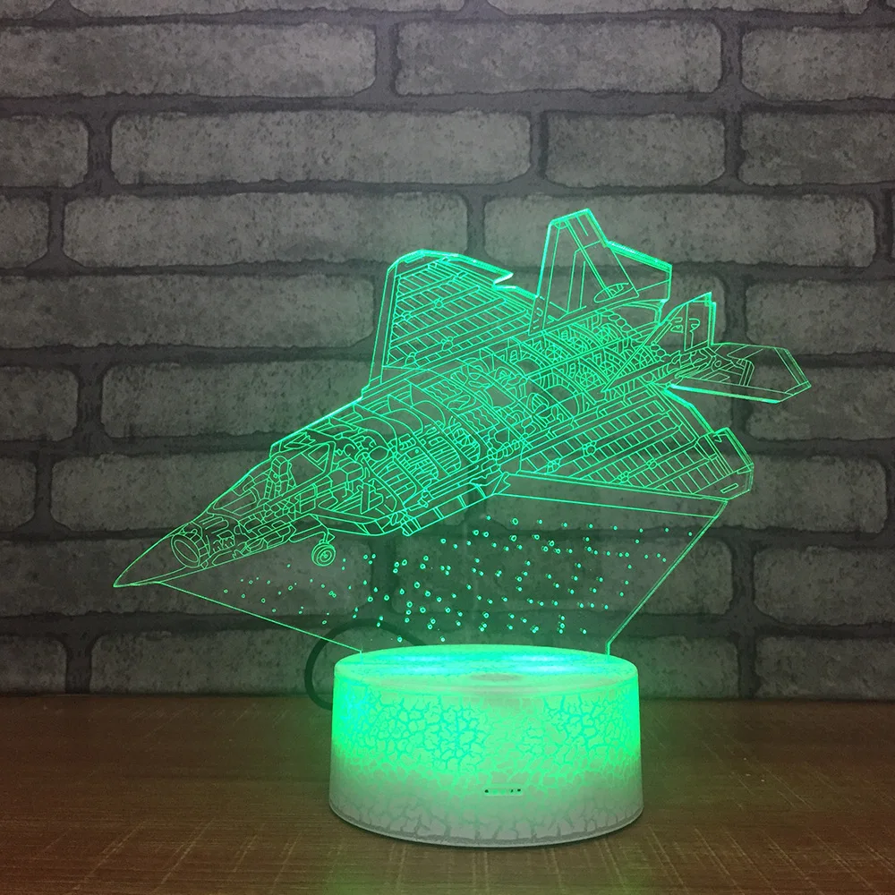 

New 3d Small Night Light Touch Remote Control Colorful Stereo 3d Lamp Visual Creative Gift Usb Led Kids Lamp