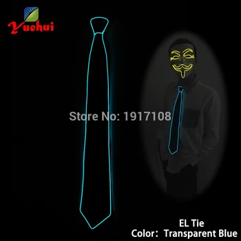 

Hot sales10 Type Shiny Trendy Sound active Neon LED Neck Tie EL Tie For Carnival,Night Club,Christmas,DJ,Valentine, Party Decor