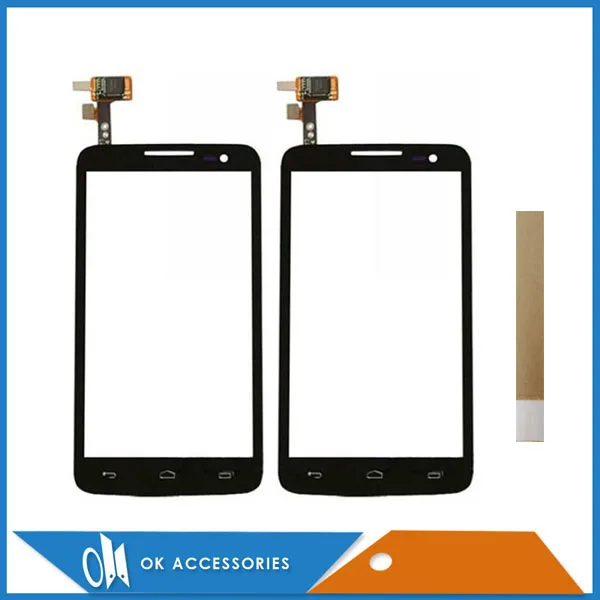 

For Alcatel One Touch X Pop OT5030 OT5035 5035D 5035E 5035Y Touch Screen Digitizer Black Color With Tape